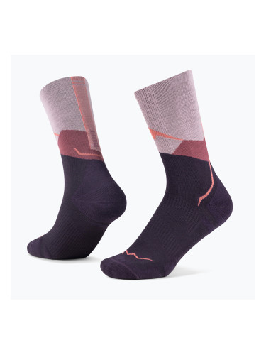 Чорапи BUFF Merino Lightweight Crew LWC1 pink