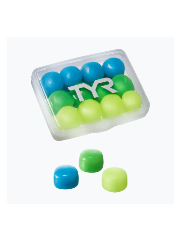 Тапи за уши Tyr Soft Silicone Ear Plugs Jr 12 бр. blue/green/yellow