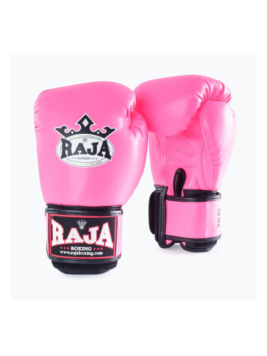 Боксови ръкавици RAJA BOXING Single Semi Leather pink