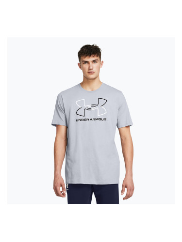 Мъжка тренировъчна тениска Under Armour GL Foundation Update mod gray medium heather/black