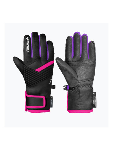 Детски скиорски ръкавици Reusch Dan R-Tex XT Junior black/pink glo