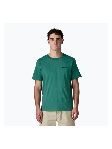 Мъжка тениска Patagonia P-6 Logo gem green