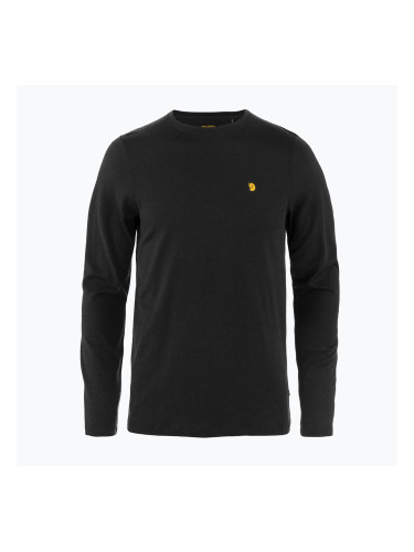 Мъжка блуза с дълъг ръкав за трекинг Fjällräven Bergtagen Merino black