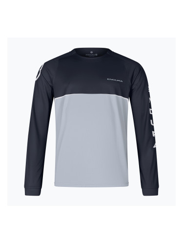 Endura Core Printed cycling longsleeve black - мъжки