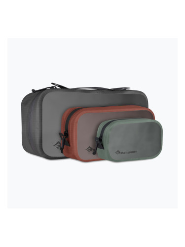 Комплект органайзери Sea To Summit Hydraulic Packing Cube 3 бр. picante/laurel wreath/jet black