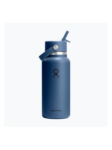 Термобутилка Hydro Flask Wide Flex Straw 946 ml harbour blue