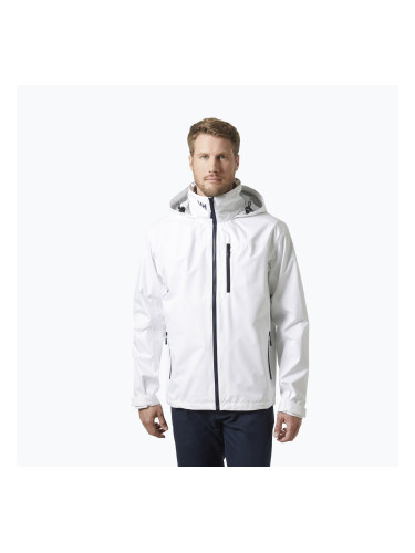 Мъжко яке за ветроходство Helly Hansen Crew Hooded 2.0 white