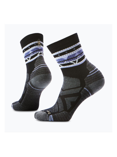 Дамски чорапи Smartwool Hike Light Cushion Zig Zag Valley Mid Crew black