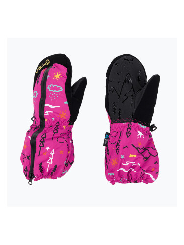 Детски ски ръкавици Viking Snoppy розови 125/23/2288/46