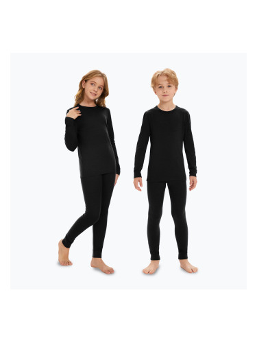 Детски комплект термобельоWOOLCANO Merino  SET0683 black