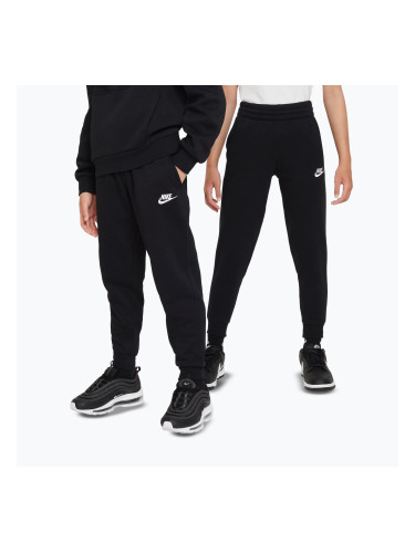Детски панталони Nike Sportswear Club Fleece black/white