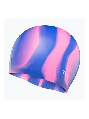 Шапка за плуване TYR Multi-Colour Silicone purple/purple multi