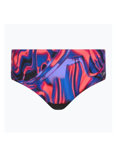 Speedo мъжки боксерки за плуване Allover Digital 14cm Brief black/red