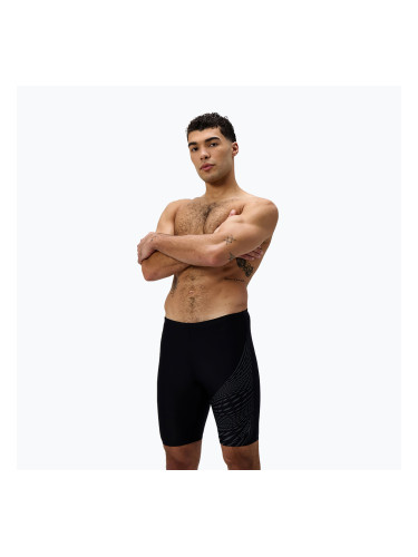 Мъжки шорти за плуване тип клин Speedo Medley Logo Jammer black/lead grey