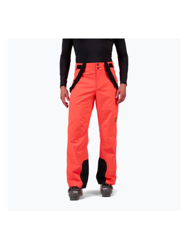 Мъжки скиорски панталони Rossignol Hero Insulated neon red