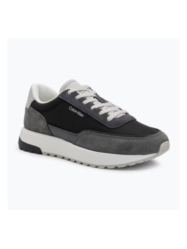 Calvin Klein мъжки обувки HM0HM01714 Low Top Lace Up Repreve Mix Formal Gray/Eggshell/Creamy White