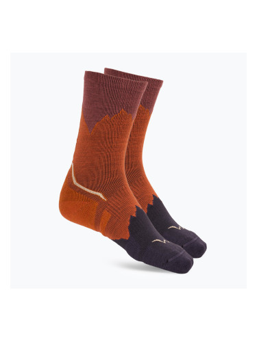 Чорапи BUFF Merino Lightweight Crew LWC3 джинджифилов цвят