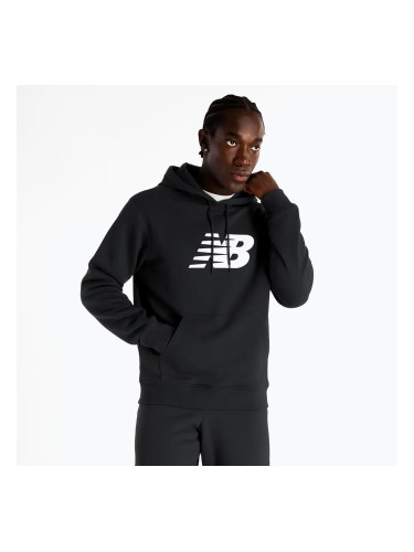 Мъжки суитшърт New Balance Core Brushed Hoodie black