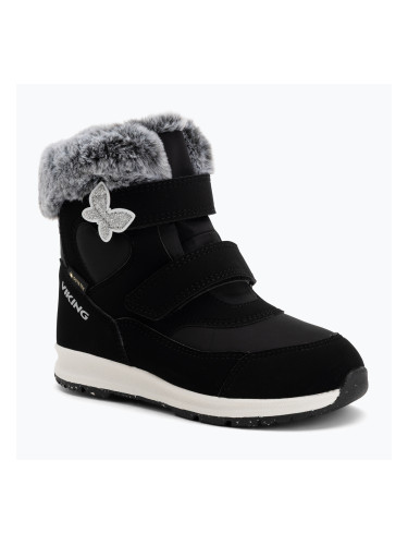 Детски ботуши за сняг Viking Footwear Belle Butterfly Warm GTX 2V black