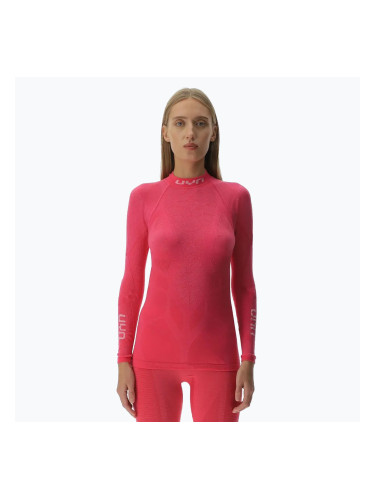 Дамска термоактивна блуза UYN Elevation Biomorph LS Turtle Neck pink yarrow