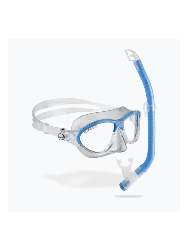Комплект за гмуркане Cressi Moon + Top blue baby
