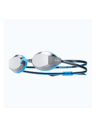 Детски очила за плуване TYR Blackops 140 Ev Racing Mirrored silver/ blue/ black
