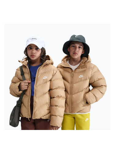 Детско ватирано яке Nike Sportswear All Day Play hemp/white