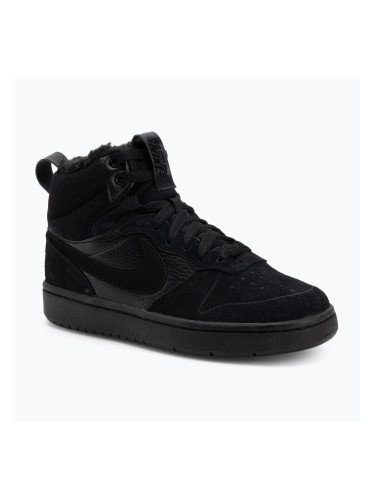 Детски обувки Nike Court Borough Mid 2 black/black/black