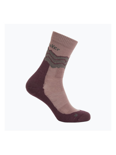 Мъжки чорапи Icebreaker Merino Hike+ Medium Crew Across the Peaks summit/java/obsidian