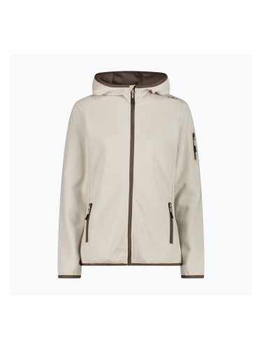 Дамски суитшърт за трекинг CMP 34H6376 Fix Hood cream/off white