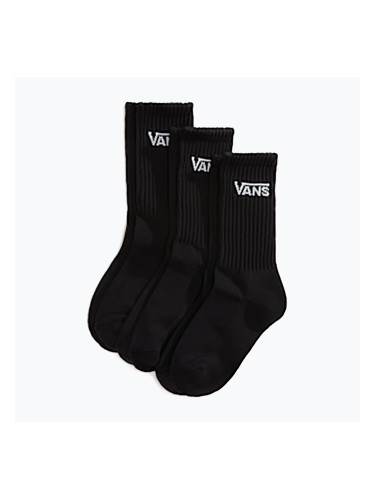 Детски чорапи Vans Classic Crew 3 чифта rox black