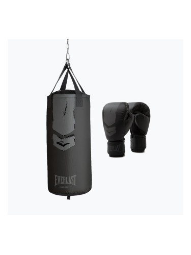 Детски боксов комплект Everlast Prospect 2 Heavy Bag black/grey