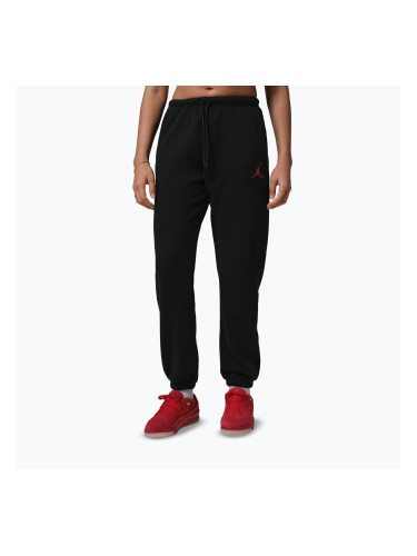 Дамски панталони Jordan Fleece black/gym red