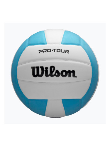 Wilson Pro Tour небесно синьо/бяло волейболен размер 5