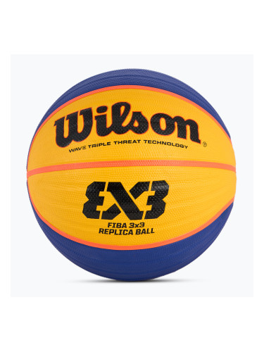 Wilson Fiba 3x3 Replica RBR баскетбол синьо/жълто размер 6