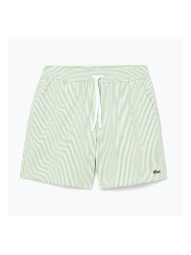 Мъжки къси панталони за плуване Lacoste MH9089 white/liamone