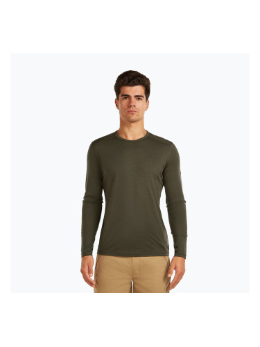 Мъжка термоактивна блуза с дълъг ръкав Icebreaker 200 Oasis Crewe dark loden