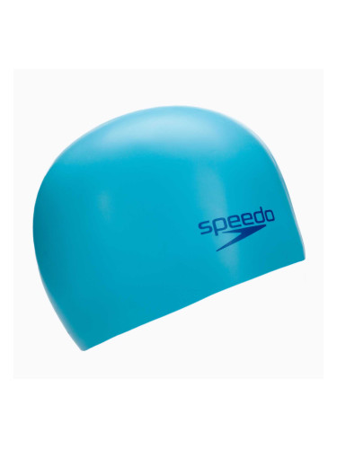 Детска шапка за плуване Speedo Plain Moulded, синя 68-709908420