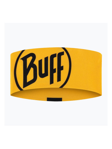 Лента за глава BUFF CoolNet UV Wide logo yellow