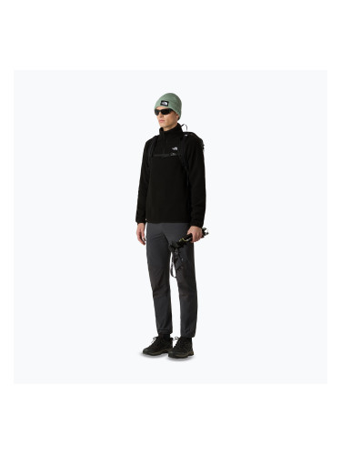 Мъжки суитшърт от полар The North Face Glacier Fleece 1/4 Zip black