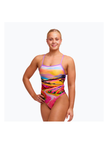 Дамски цял бански костюм Funkita Strapped In One piece meadow made