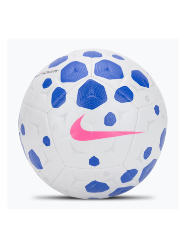 Футболна топка Nike Academy white/racer blue/pink blast размер 5