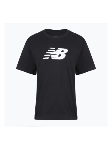 Дамска тениска New Balance Sport Jersey Relaxed Logo black/white