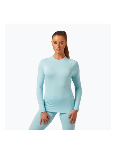 Дамски термобельо с дълъг ръкав Surfanic Cozy Crewneck clearwater blue