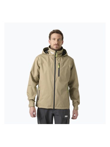 Мъжко яке за ветроходство Helly Hansen Crew Hooded 2.0 pebble