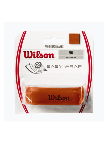Кафява обвивка за тенис ракета Wilson Pro Performance Grip