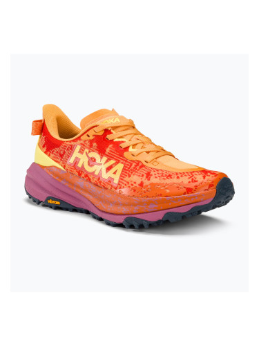 Дамски обувки за бягане HOKA Speedgoat 6 sherbet/beet root