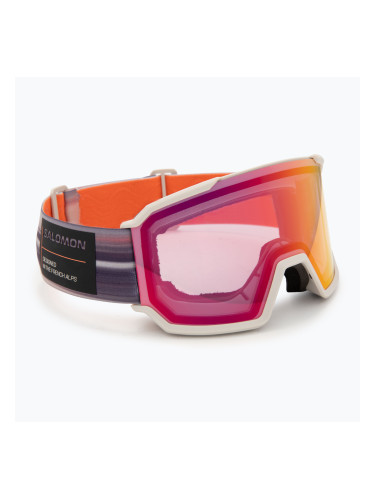 Скиорска маска Salomon S/View 3 Photo rainy day/ml red