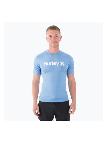 Мъжка тениска Hurley O&O Quickdry Rashguard aquifer