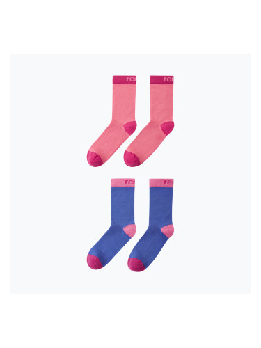 Детски чорапи Reima Parit, 2 чифта soft coral